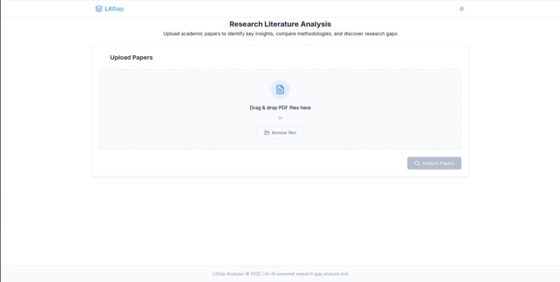 LitGap: Your Next Breakthrough – screenshot 1
