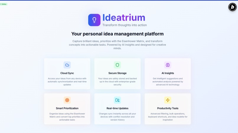 Ideatrium – Brain Dump + Prioritizer – screenshot 2