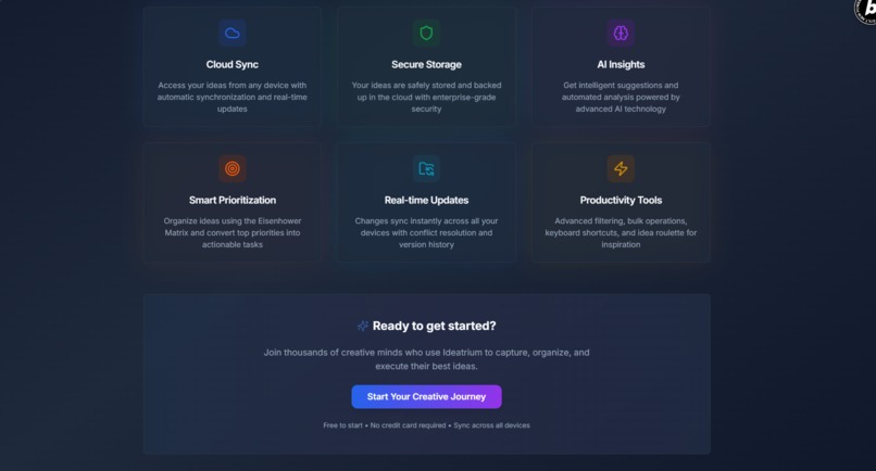 Ideatrium – Brain Dump + Prioritizer – screenshot 3