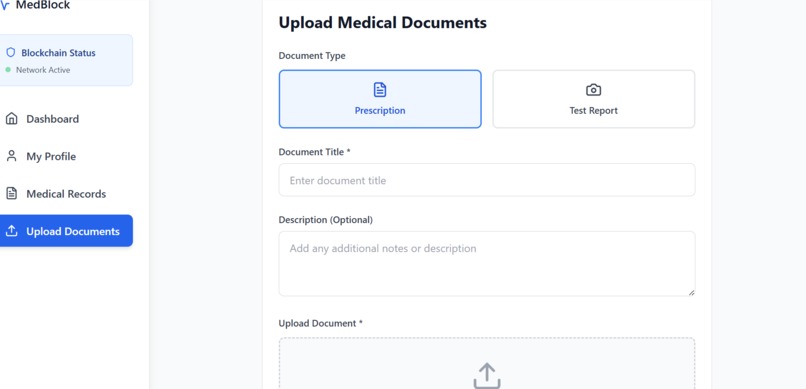 MedBlock – screenshot 1