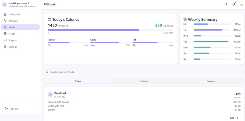 FitStreak – screenshot 4