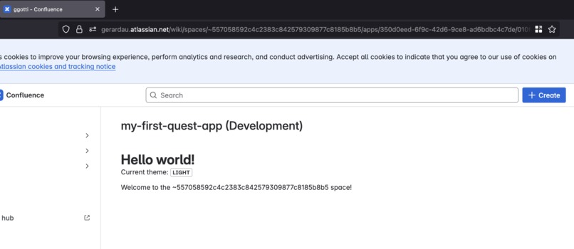 My First Forge Project – screenshot 1
