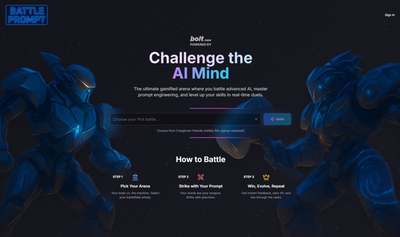 Battle Prompt - Challenge the AI Mind – screenshot 2