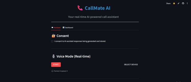 CallMate AI – Real-Time GenAI Assistant for Live Calls – screenshot 4