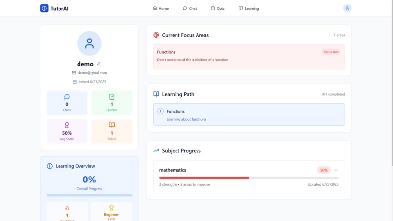 TutorAI – screenshot 9