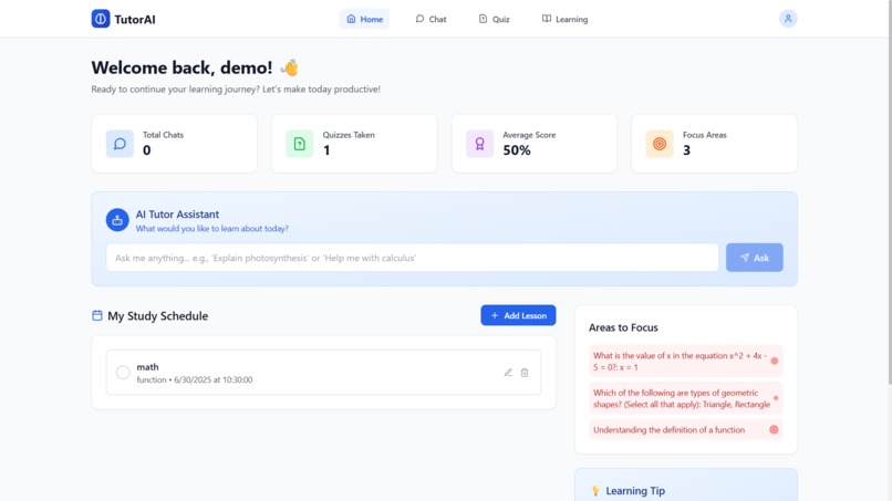 TutorAI – screenshot 4