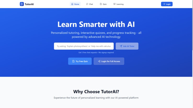 TutorAI – screenshot 1