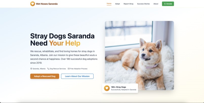 Wet noses Saranda – screenshot 1