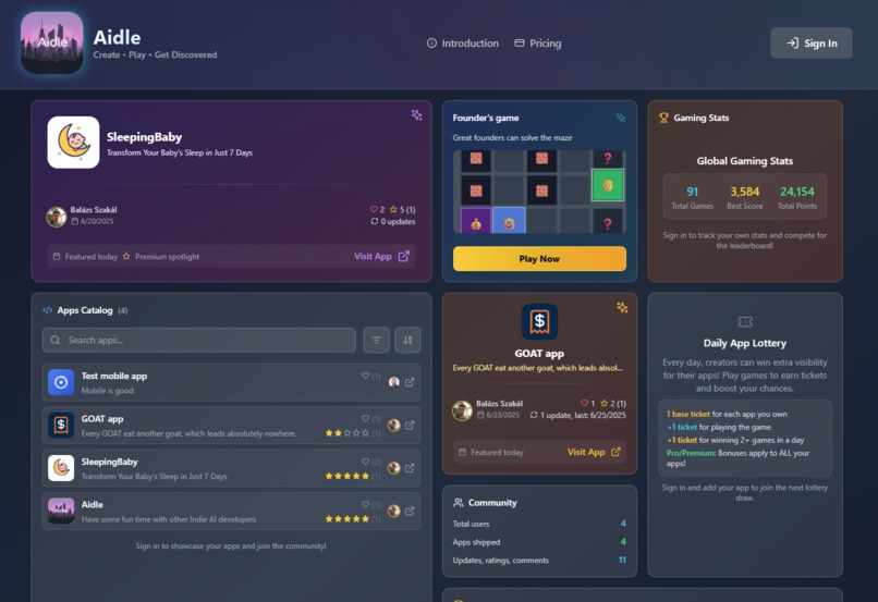 Aidle – screenshot 1