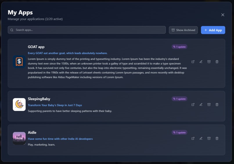 Aidle – screenshot 2