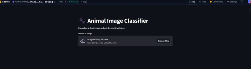 Animal Classification Model/ Bot – screenshot 1