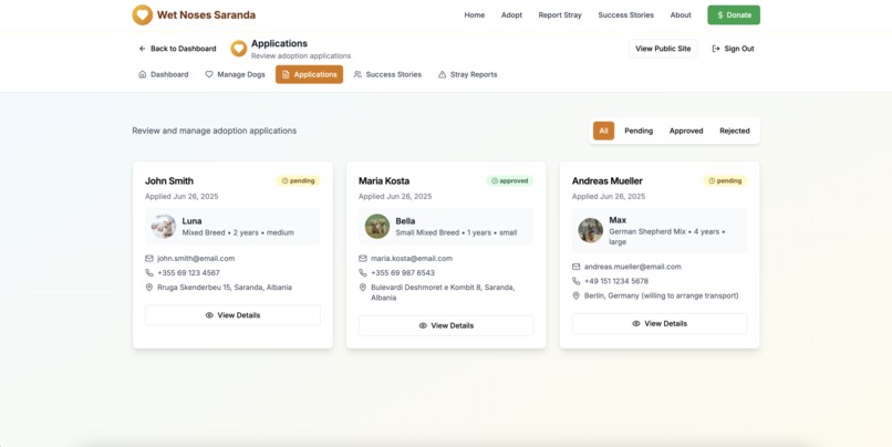 Wet noses Saranda – screenshot 14