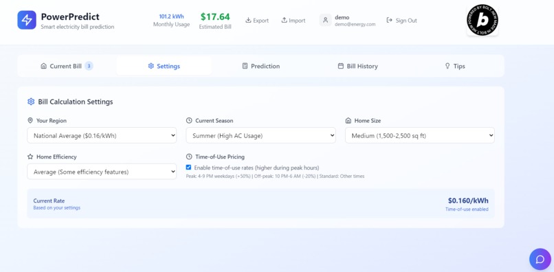 PowerPredict – screenshot 6