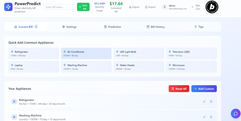 PowerPredict – screenshot 7