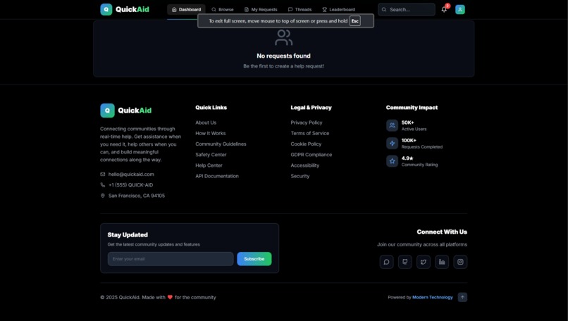 QuickAid – screenshot 2