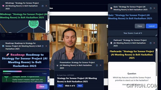 Soneur Virtual Team Collaboration Application – screenshot 2