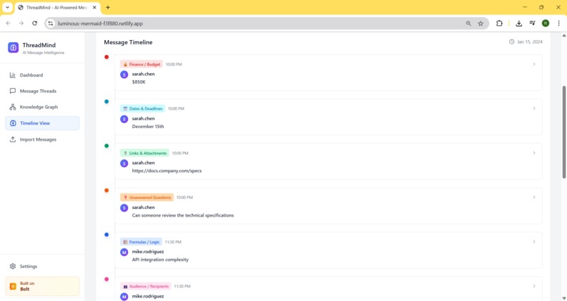 ThreadMind – screenshot 3