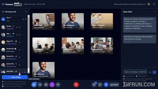Soneur Virtual Team Collaboration Application – screenshot 3