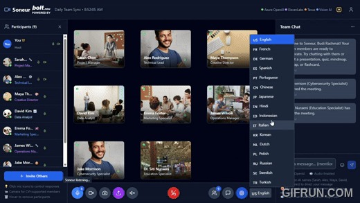 Soneur Virtual Team Collaboration Application – screenshot 4