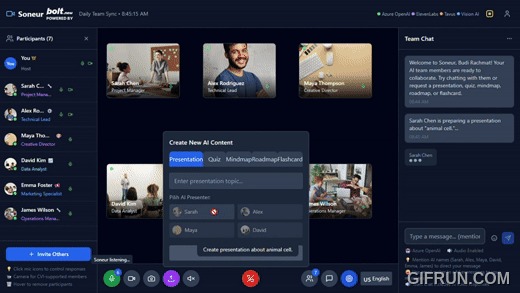 Soneur Virtual Team Collaboration Application – screenshot 7