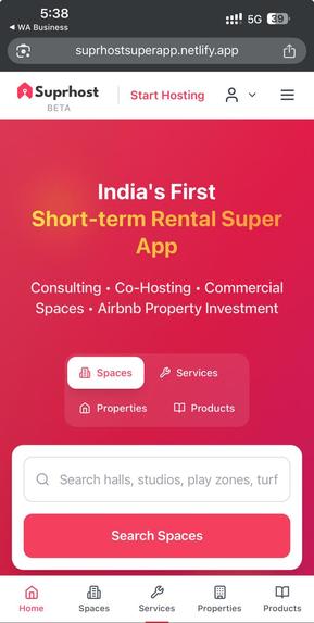 Suprhost - India's First Short-Term Rental Super App – screenshot 6