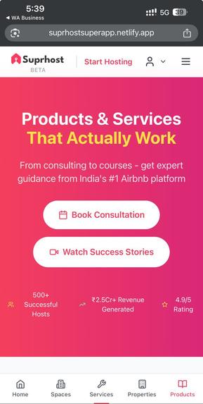 Suprhost - India's First Short-Term Rental Super App – screenshot 8