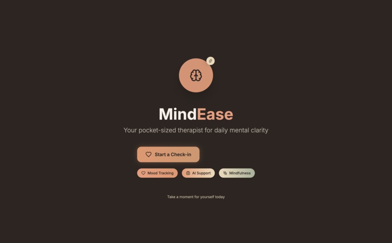 MindEase AI  – screenshot 1