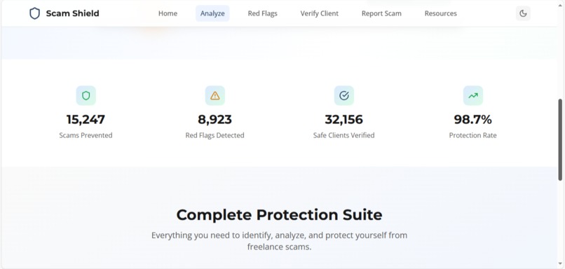 Freelance Scam Shied – screenshot 2