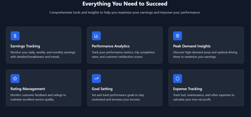 Bolt Driver Analytic Dashboard – screenshot 1