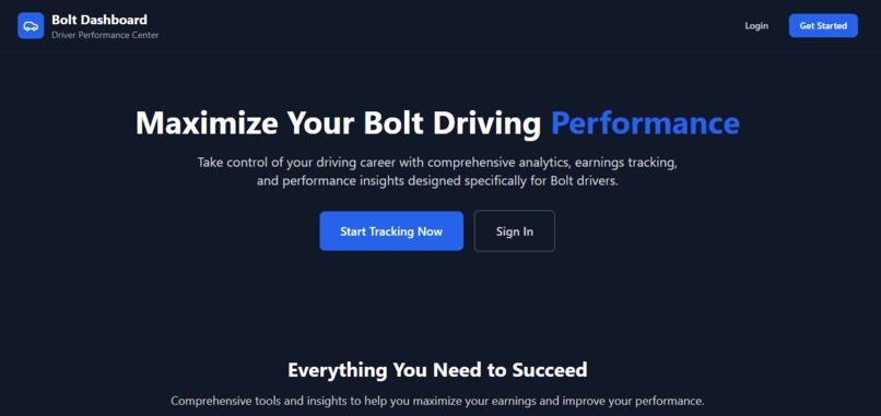 Bolt Driver Analytic Dashboard – screenshot 5