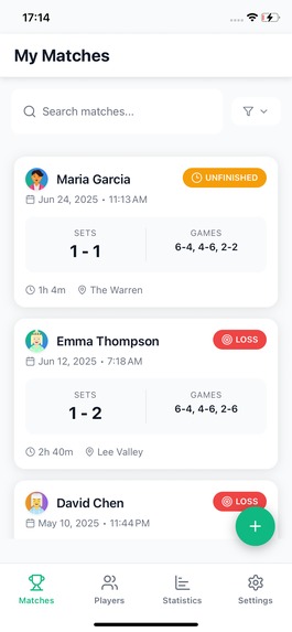 TennisPros – screenshot 3