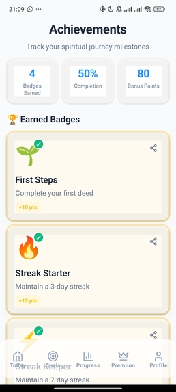 Spiritual Deeds Tracker – screenshot 10