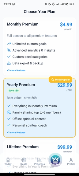 Spiritual Deeds Tracker – screenshot 13