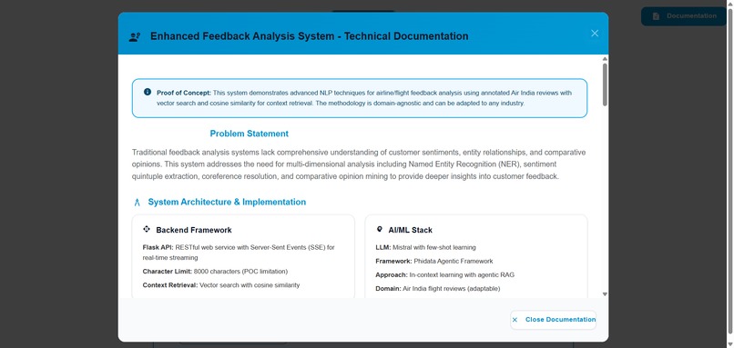 Enhanced Feedback Analysis System – screenshot 3