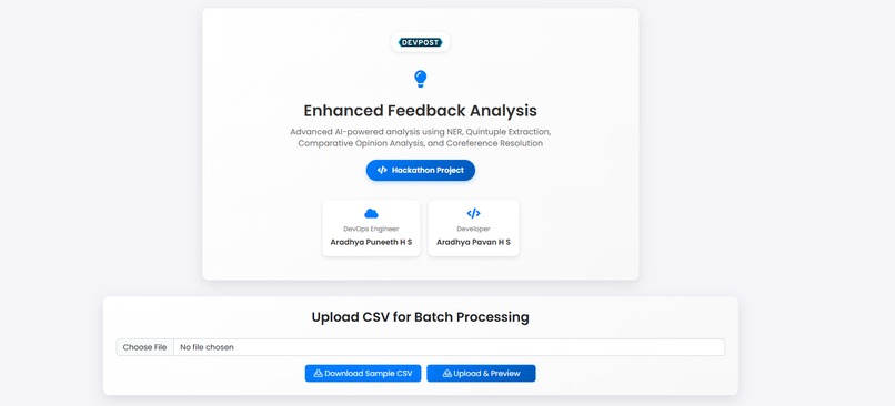 Enhanced Feedback Analysis System – screenshot 9