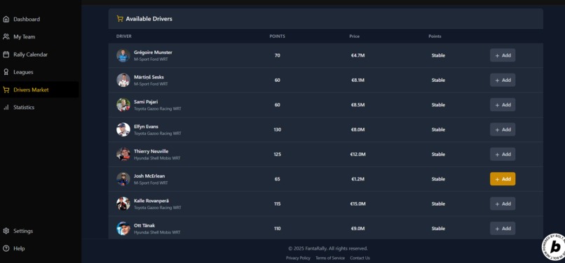 FantaRally – screenshot 5