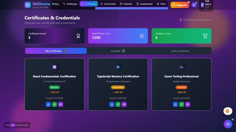SkillArena – screenshot 4