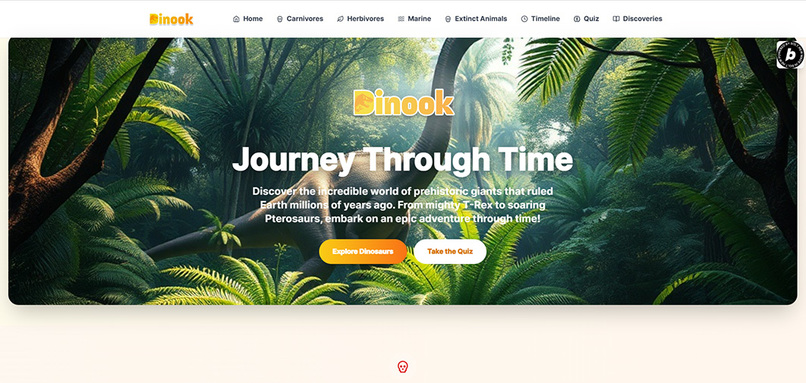 Dinook-fascinating world of dinosaurs and prehistoric life – screenshot 1