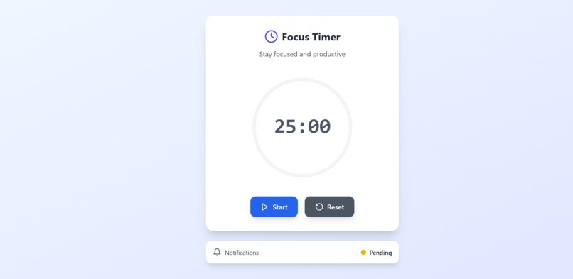 Focus Timer – screenshot 1