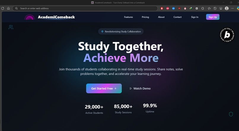 AcademiComeback – screenshot 2