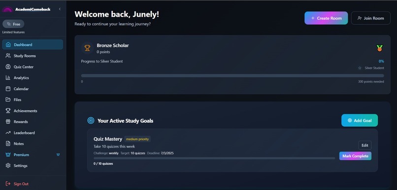 AcademiComeback – screenshot 3