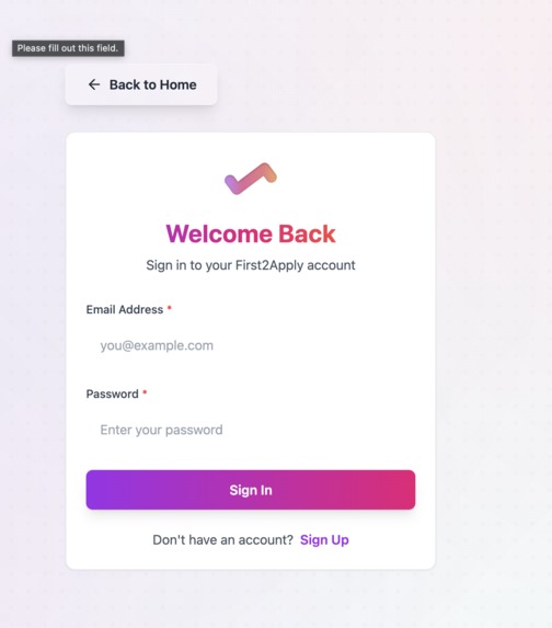 First 2 Apply – screenshot 6