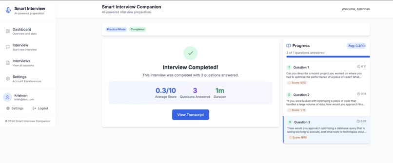 Smart Interview Companion – screenshot 5