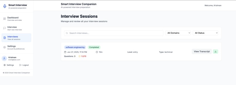 Smart Interview Companion – screenshot 6