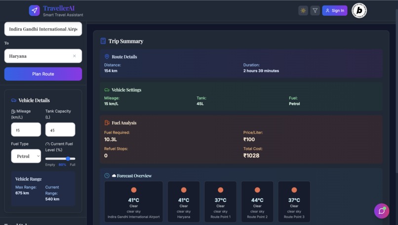 TravellerAI – screenshot 3