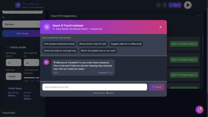 TravellerAI – screenshot 7