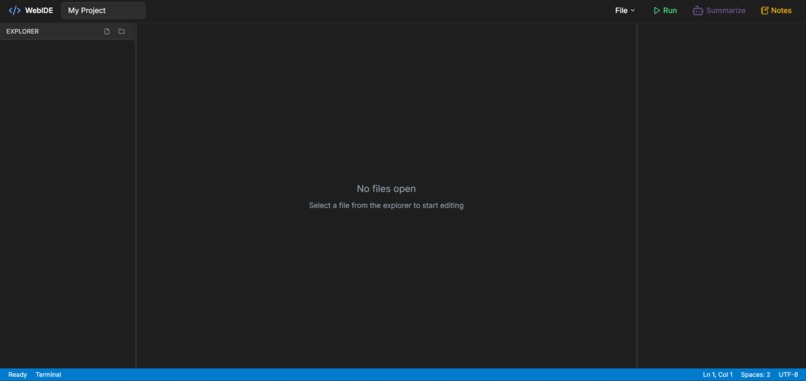 Personalized-IDE – screenshot 1