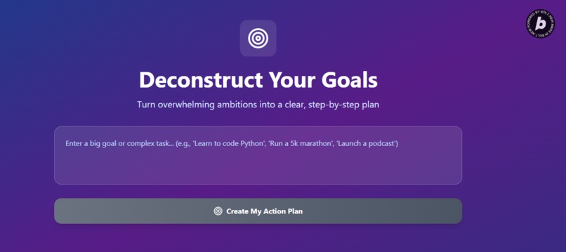 Deconstruct Your Goals – screenshot 1