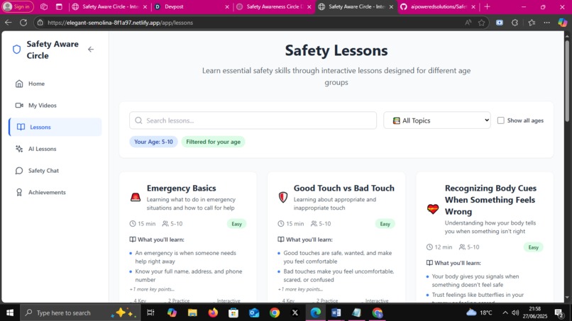 Safety Aware Circle – screenshot 5