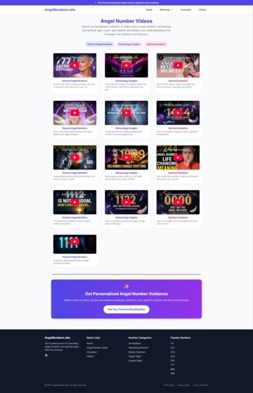 Angel Numbers Site – screenshot 5